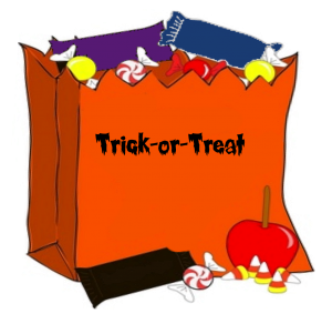 Trick-or-Treat Bag and candy