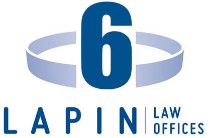 Lapin Law Offices Logo With a 6