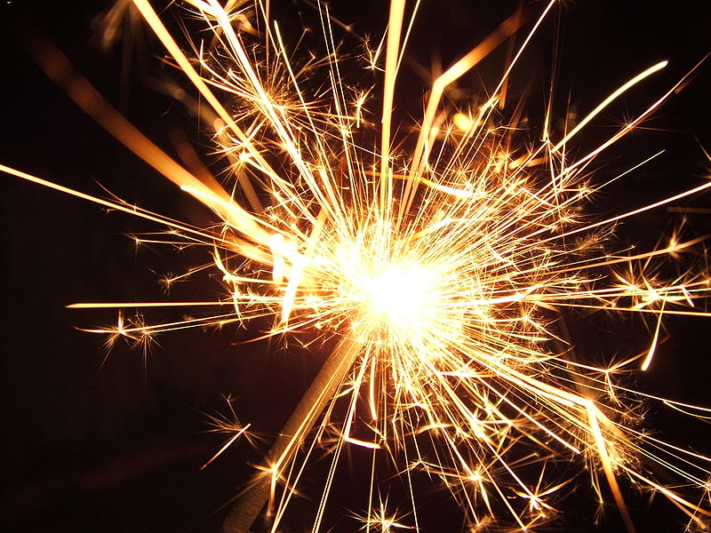 Picture of a sparkler