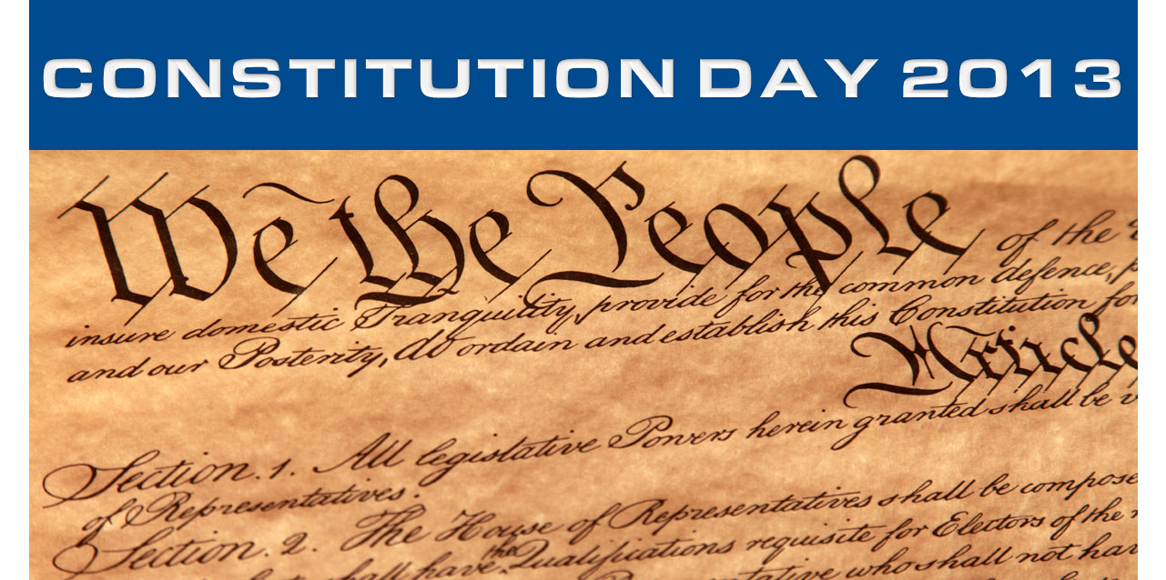 Constitution Day: 2013