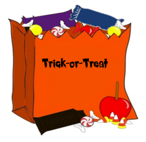 Trick-or-Treat Bag and candy